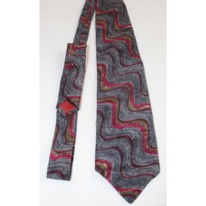 Dilena Pure Silk Hand Made in Italy Patterned Tie